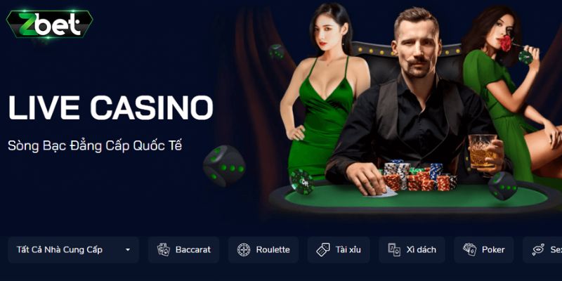 Live casino zbet hấp dẫn 